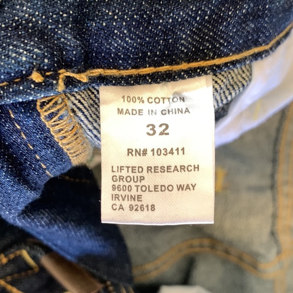 LRG dark denim jeans 32x33 approx. - Picture 5 of 6